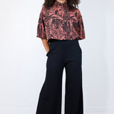 Mulberry "Birds of Prey: Vol. 2" Boxy Button-Up