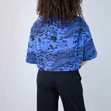 Midnight "Shadow Canyon" Boxy Button-Up