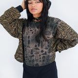 Curio/Tiger Stripe Boxy Long Sleeve (Size 1)