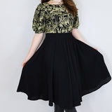 Gold 'Shroomed' Alice Blouse
