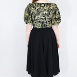 Gold 'Shroomed' Alice Blouse