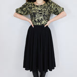 Gold 'Shroomed' Alice Blouse