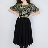 Gold 'Shroomed' Alice Blouse