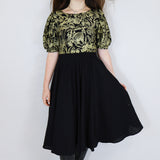 Gold 'Shroomed' Alice Blouse