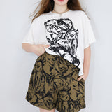 Black on Coffee 'Fox Den' Buddy Shorts