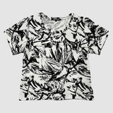 Black on White 'Fox Den' Amie Tee