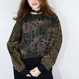 Curio/Tiger Stripe Boxy Long Sleeve (Size 1)
