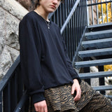 Tiger Stripe Crêpe Pants