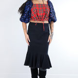 'Tartan' & 'Berry' Pepper Top Size 1 (S-M)
