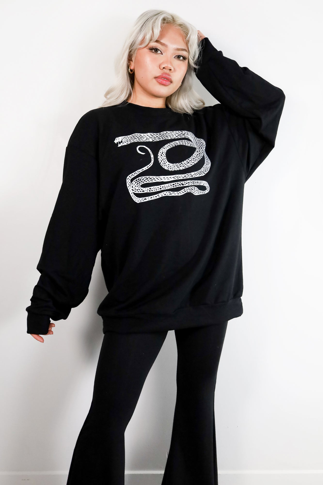 Serpent Relaxed Fit Sweatshirt - Thief and Bandit