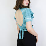 'Spired' Hand Dyed Tonya Top (36" Bust, Mended)