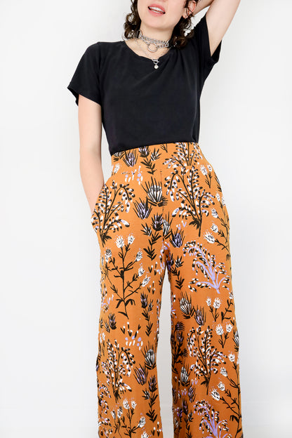 Cayenne Thistle High Waisted Wide Leg Pants