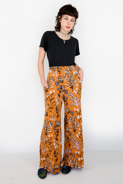 Cayenne Thistle High Waisted Wide Leg Pants