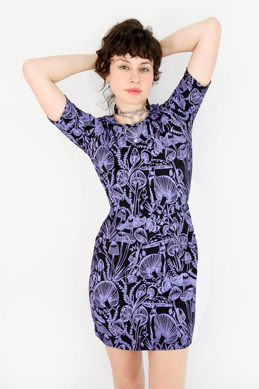 Violet Shroomed Jane Dress
