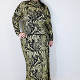Gold "Birds of Prey: Vol. 2" Hannah Dress