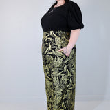Gold "Birds of Prey: Vol. 2" Wide Leg Pants