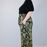 Gold "Birds of Prey: Vol. 2" Wide Leg Pants