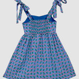 Poolside 'Wavy Plaid' Tie Dress (Small)