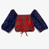 'Tartan' & 'Berry' Pepper Top Size 1 (S-M)