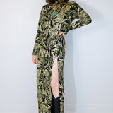 Gold "Birds of Prey: Vol. 2" Hannah Dress
