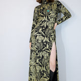 Gold "Birds of Prey: Vol. 2" Hannah Dress