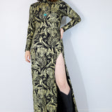 Gold "Birds of Prey: Vol. 2" Hannah Dress