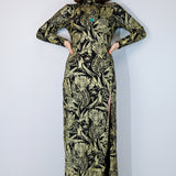 Gold "Birds of Prey: Vol. 2" Hannah Dress