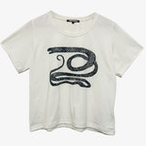 Serpent Amie Tee in Ivory