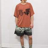 Bat-to-Bat Loose Tee on Mulberry