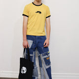 Cat Ringer Tee in Buttercup