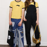 Cat Ringer Tee in Buttercup