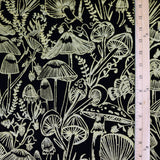 Gold 'Shroomed' Jersey Fabric Bundle