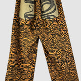'Wild Wild Life' Patchwork Crepe Pants (Sizes 1 & 2)