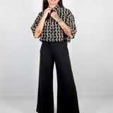 Wavy Plaid Cropped Button Up - Thief and Bandit