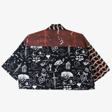 'Occult Interests' Patchwork Boxy Button-Up (Size 1)
