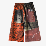 'Burnt Canyon' Patchwork Skater Shorts (Size 1)