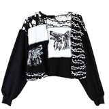 'Spy vs. Spy' Boxy Long Sleeve (Size 2)