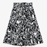 Nightcrawlers Chelsea Skirt in Black and White