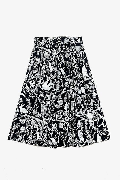 Nightcrawlers Chelsea Skirt in Black and White