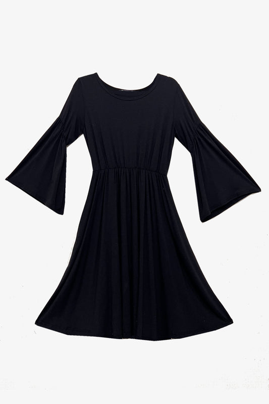 Black Mini Stevie Dress (Size Medium)