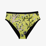 Chartreuse Thistle Bikini Bottom