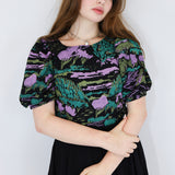 Verde 'Pastoral' Alice Blouse
