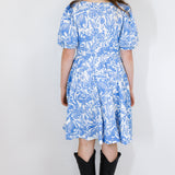 Blue Willow 'Shroomed' Alice Dress