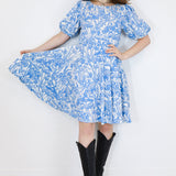 Blue Willow 'Shroomed' Alice Dress