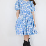Blue Willow 'Shroomed' Alice Dress