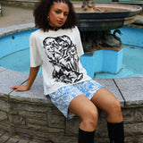 Blue Willow 'Shroomed' Buddy Shorts