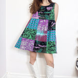 'Pastoral Dreams' Patchwork Tank Dress (Medium)
