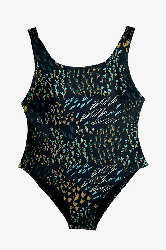 Tobacco Field of Dreams One Piece Swimsuit