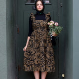 Black on Coffee 'Fox Den' Mollie Dress