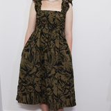 Black on Coffee 'Fox Den' Mollie Dress